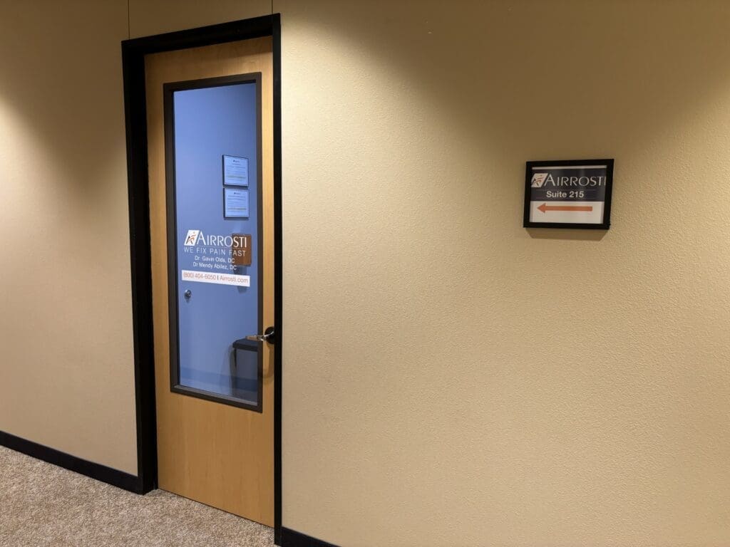 Photo of the interior entrance to Airrosti Burleson
