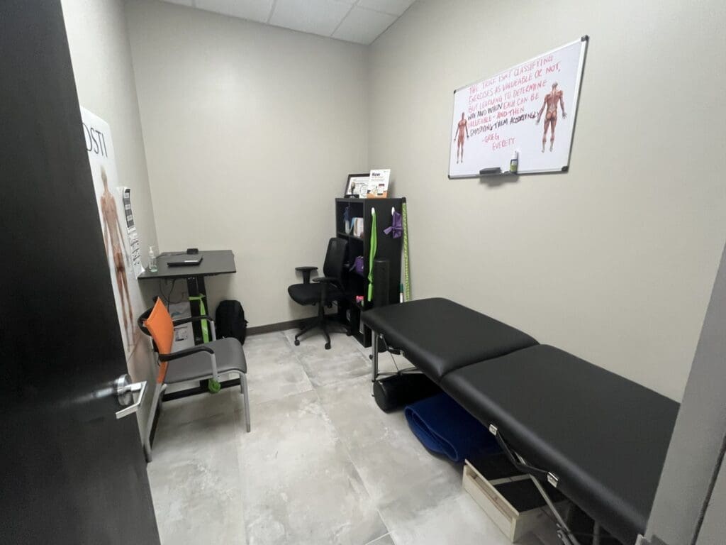 The recovery room at Airrosti Magnolia