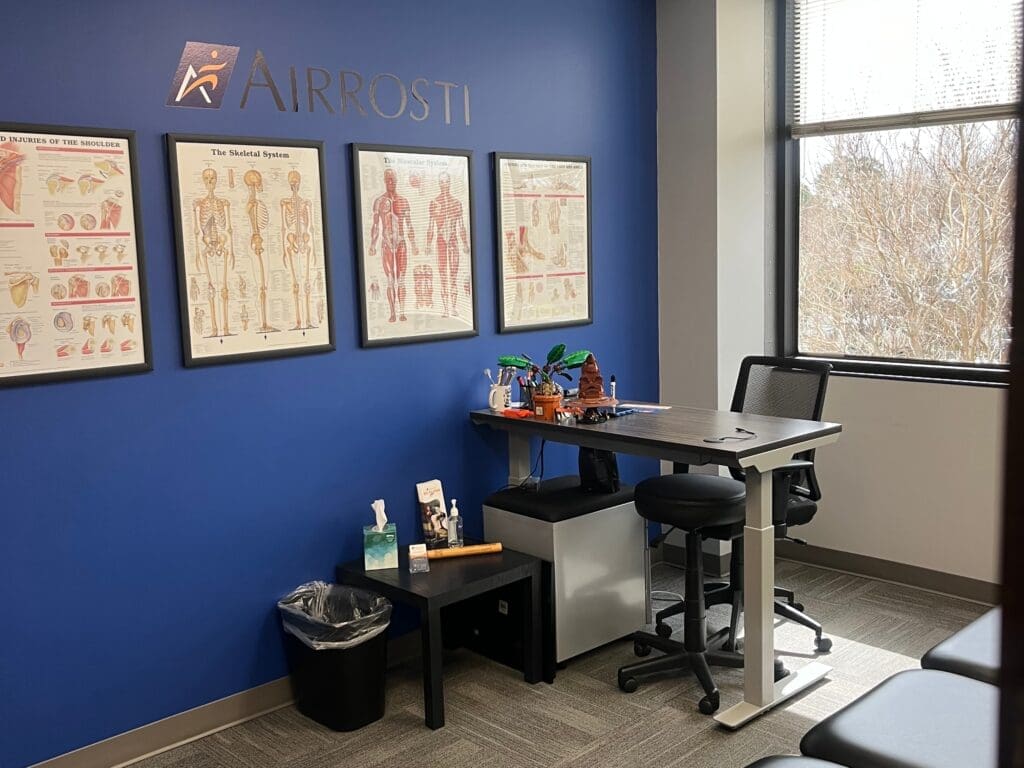 Treatment room at Airrosti Memorial City