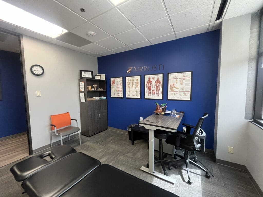 Treatment room at Airrosti Memorial City