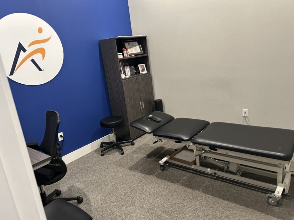 Treatment room at Airrosti Prosper