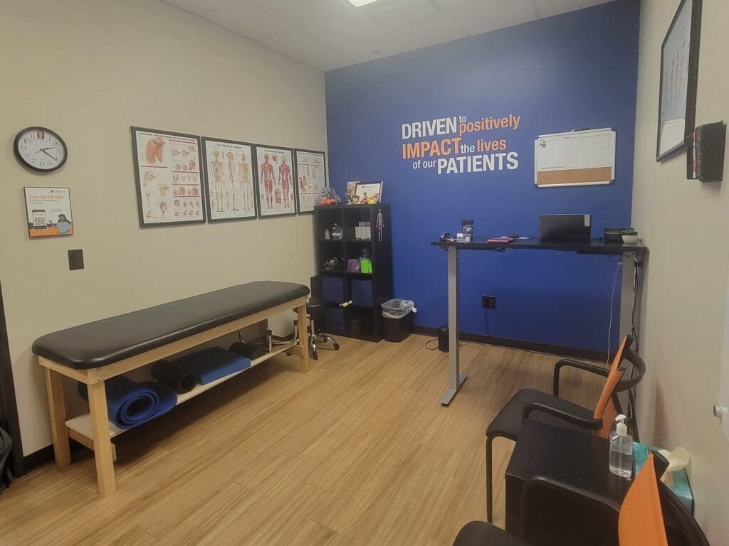 Recovery room at Airrosti Richardson