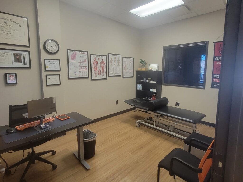 treatment room at Airrosti Richardson
