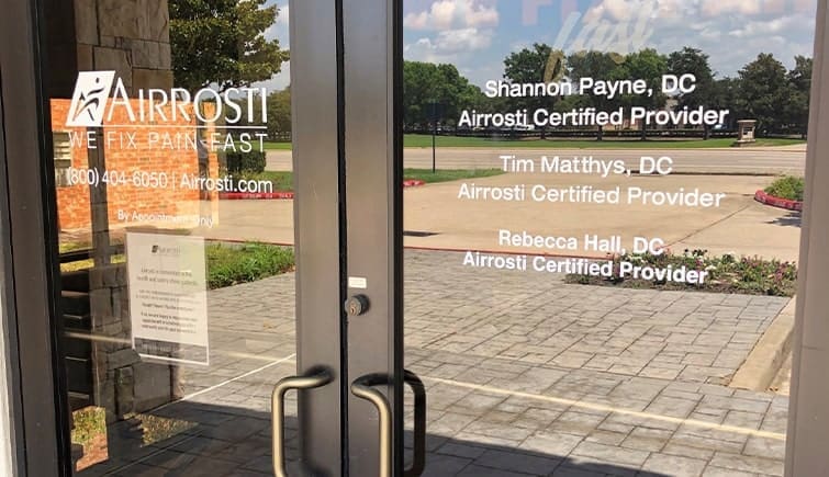 The front entrance of Airrosti Sienna
