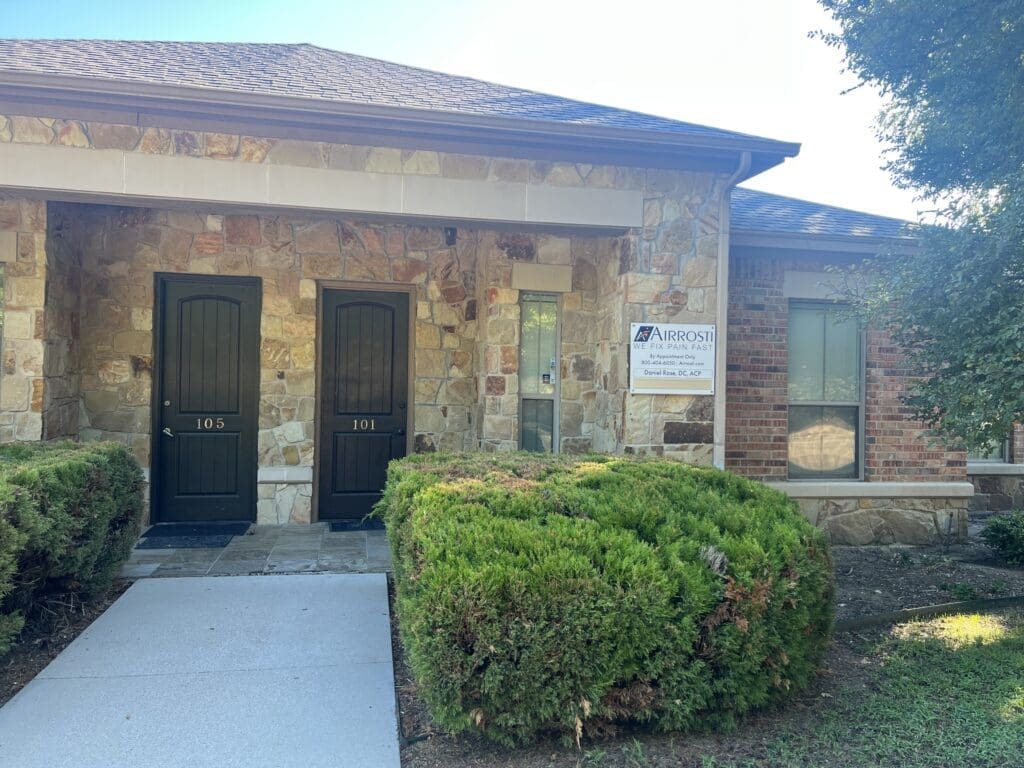 a photo of the exterior entrance at Airrosti South Fort Worth