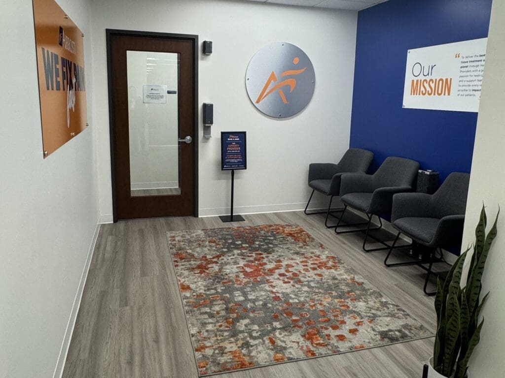 Lobby at Airrosti Uptown Dallas