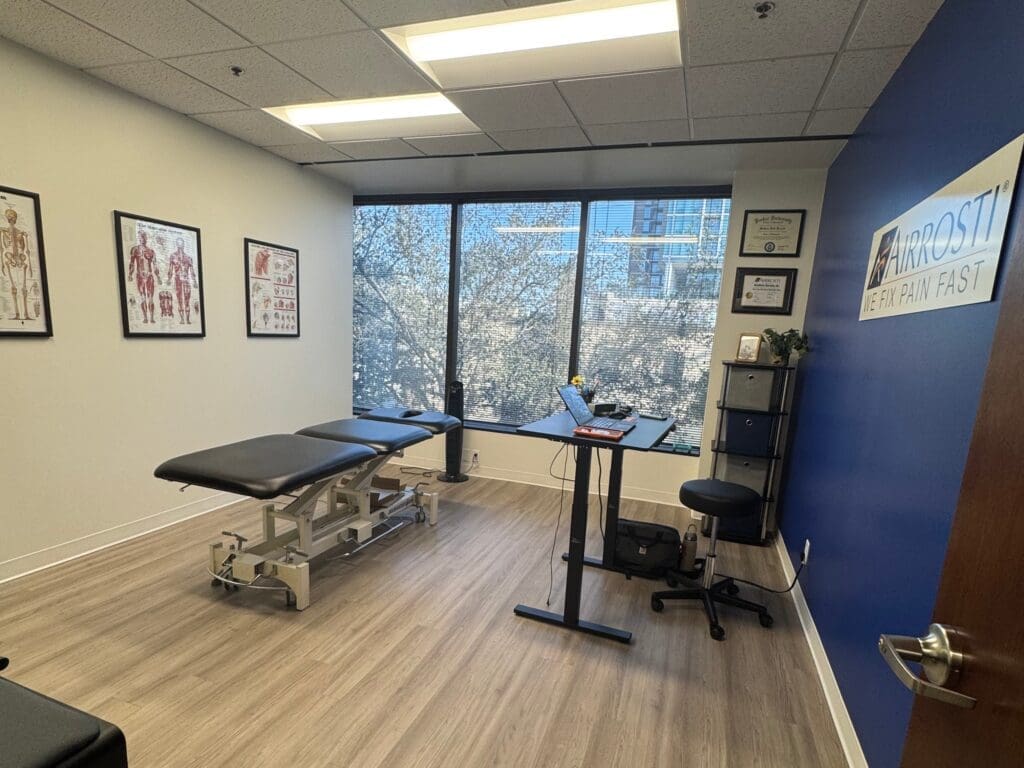 The Treatment room at Airrosti Uptown Dallas