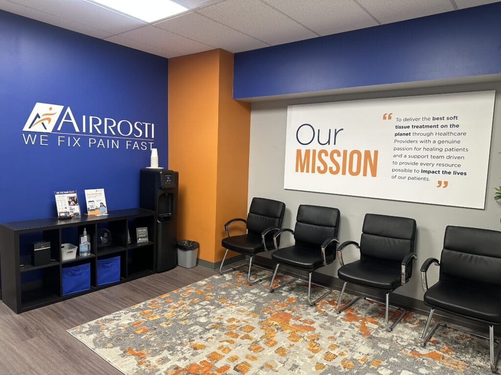 Lobby at Airrosti West Plano