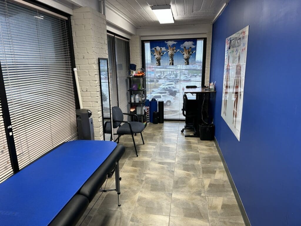 Recovery room at Airrosti Brenham