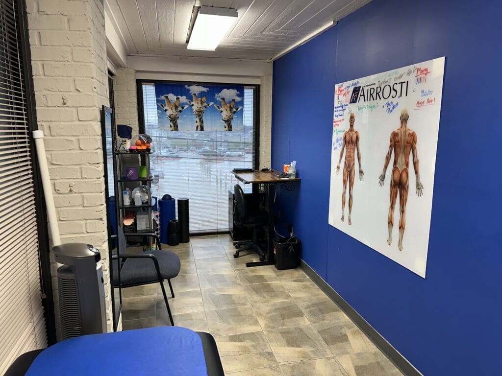 Recovery room at Airrosti Brenham