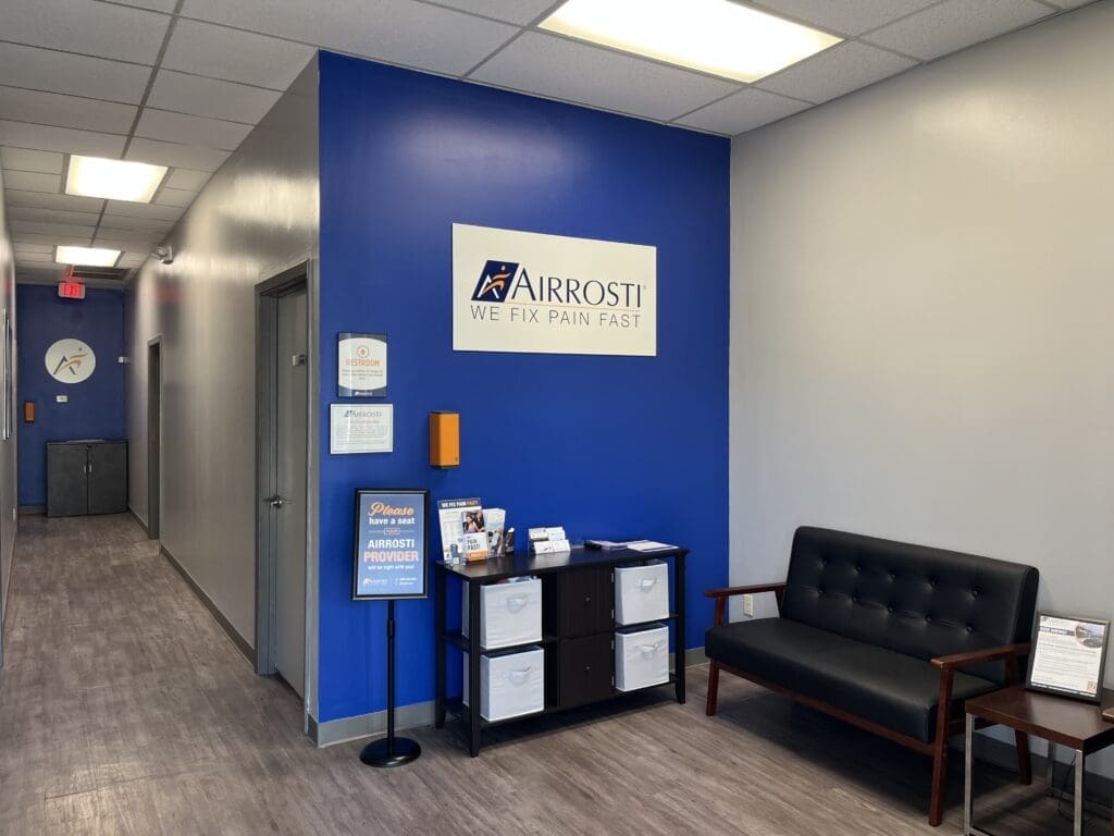Lobby view at Airrosti Fairfield Village